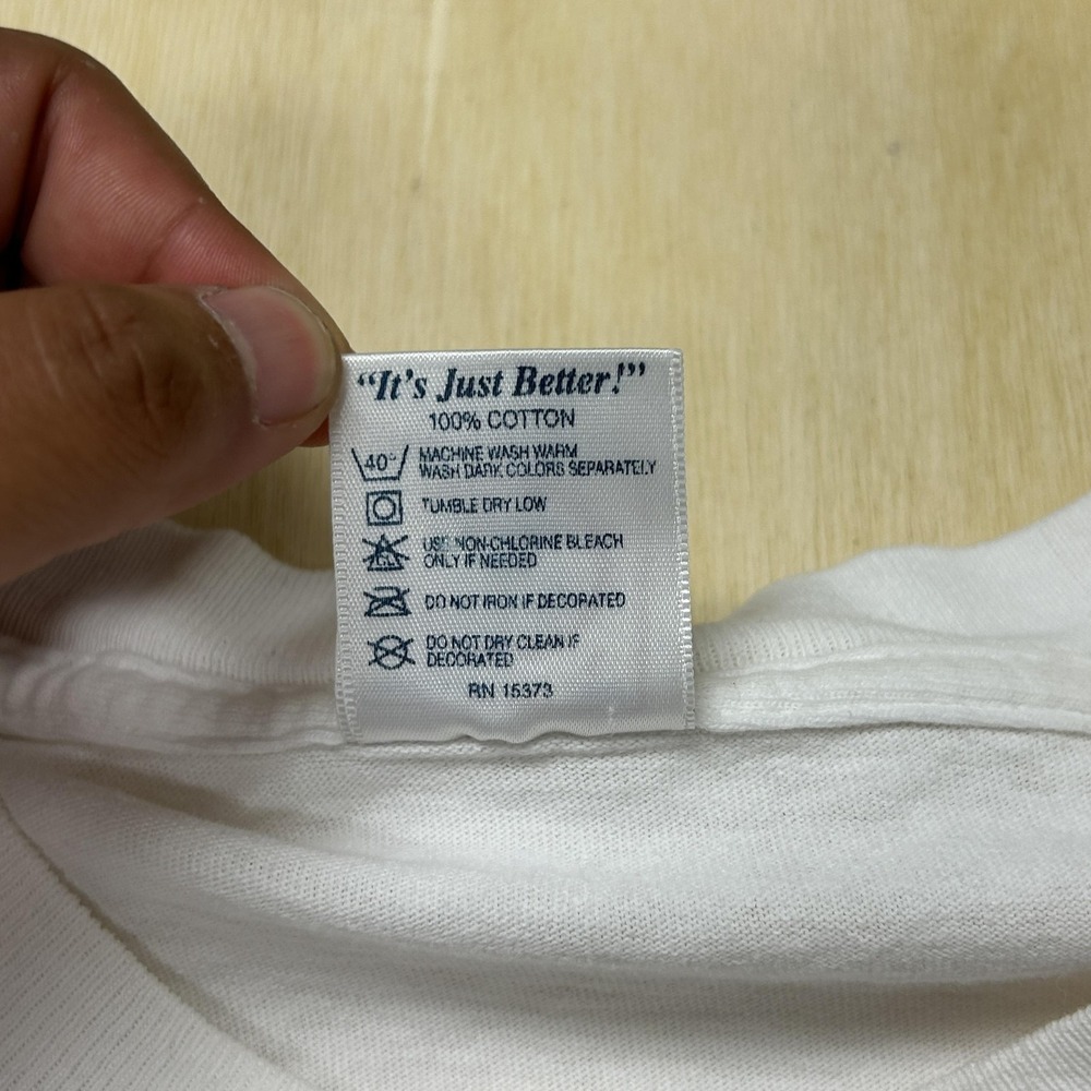 Vintage Jeff Foxworthy Redneck Hunter Shirt Mens Large White Tee T-Shirt Delta - Picture 4 of 9